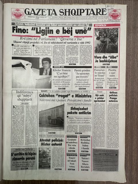Gazeta Shqiptare 1997-05-07